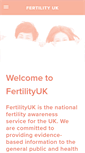 Mobile Screenshot of fertilityuk.org